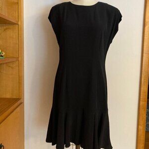 Sheri Martin Dress Cap Sleeves Fitted and Flared